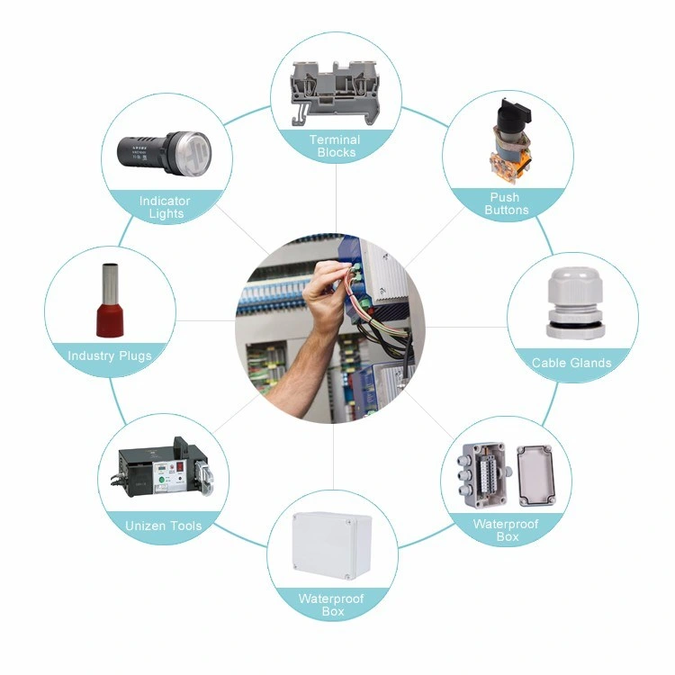 Micro Terminal Connector Self-Locking DIN Rail Clip Phoenix Contact 18A/800V