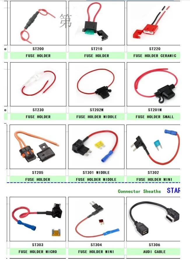 60 80 100 AMP in-Line Maxi Fuse Holder with Dust Cap 6 8 10 AWG Auto Fuse Holder