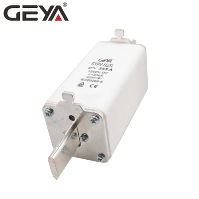 Geya Gypv-H2XL 355A basse tension électronique 1500V 80-400A thermique carré fusible lien céramique DC support pour boîte de Distribution PV