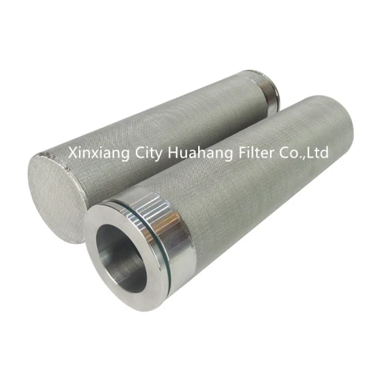 Huahang supply Industry élément filtrant fritté en acier inoxydable lavable à haute résistance